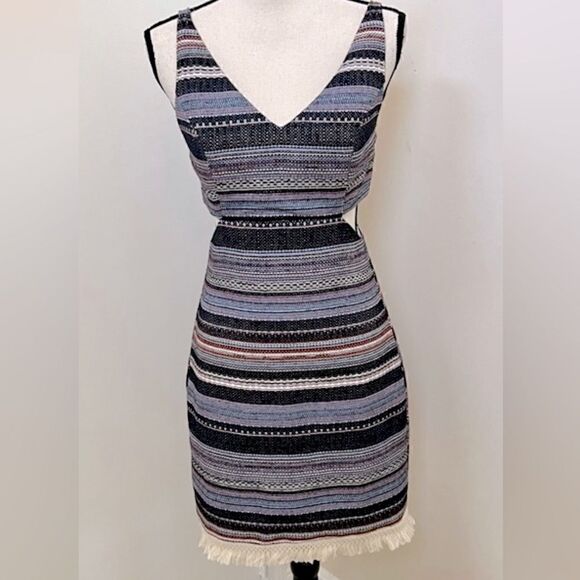 Venus cut out sleeveless tweed dress - Picture 1 of 7